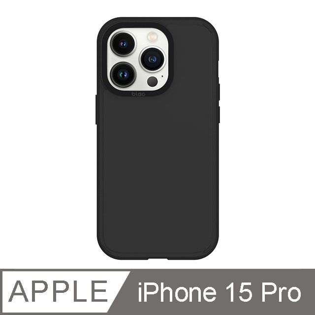 TOYSELECT 拓伊生活 iPhone 15 Pro 6.1吋 BLAC Canyon峽谷強悍 MagSafe iPhone手機殼 靜謐黑