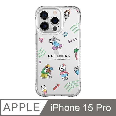 TOYSELECT 拓伊生活 iPhone 15 Pro 6.1吋 食菇cuteness抗黃防摔iPhone手機殼