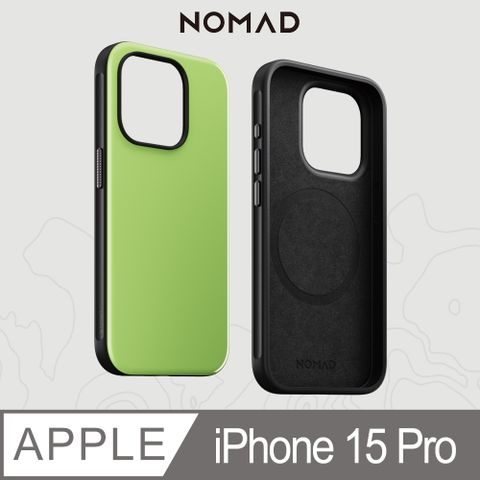 【支援MagSafe無線充電】Sport Case美國NOMAD 運動彩酷"磁吸"保護殼 iPhone 15 Pro (6.1) 耀光