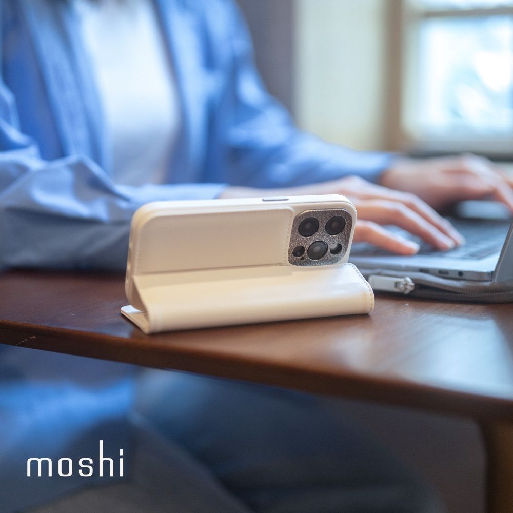 Moshi 摩仕 iPhone 15 Pro Overture 磁吸可拆式卡套型皮套 (MagSafe)