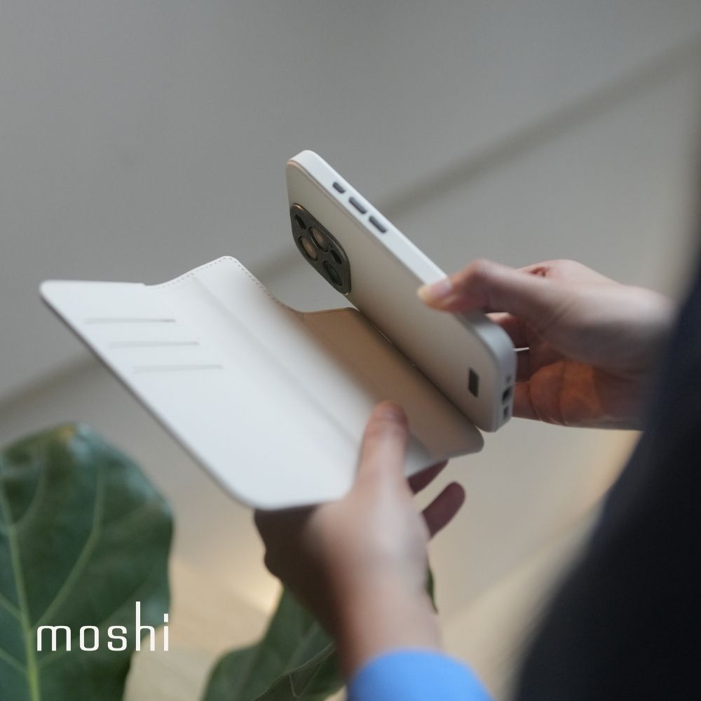 Moshi 摩仕 iPhone 15 Pro Overture 磁吸可拆式卡套型皮套 (MagSafe)