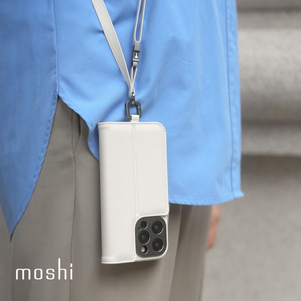 Moshi 摩仕 iPhone 15 Pro Overture 磁吸可拆式卡套型皮套 (MagSafe)