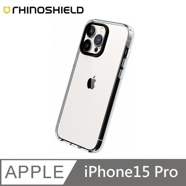 RHINOSHIELD 犀牛盾  Clear 透明防摔手機殼 適用 iPhone 15 Pro - 全透明