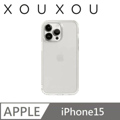 XOUXOU  Clear系列 經典款手機殼 適用 iPhone 15 - 透明