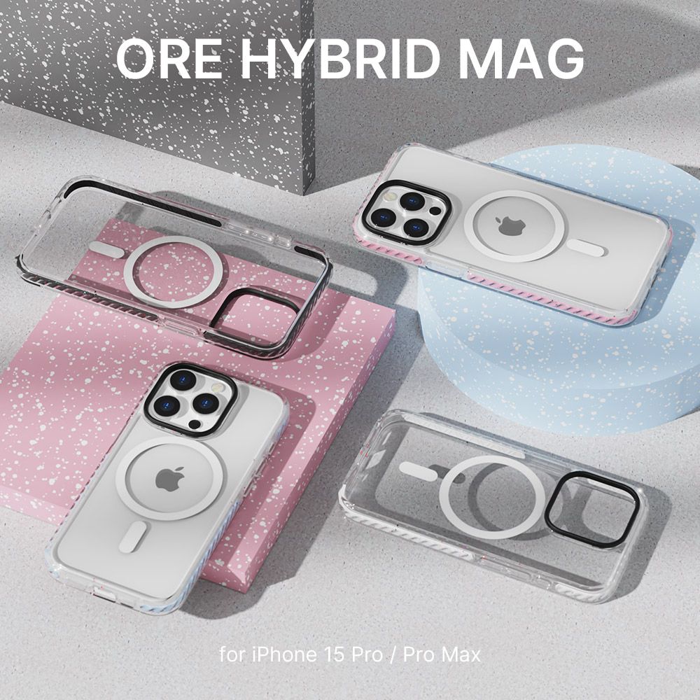 JTLEGEND iPhone 15 Pro Max (6.7吋Pro) Ore Hybrid Mag磁吸防摔手機殼