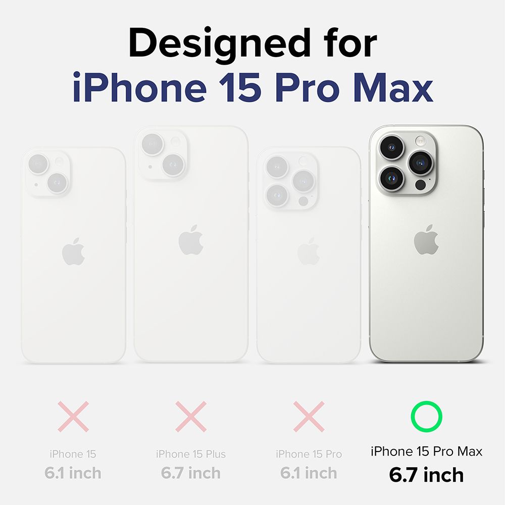 Ringke ｜iPhone 15 Pro Max 6.7吋 [Fusion] 防撞手機保護殼