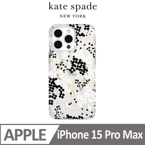 【kate spade】iPhone 15 Pro Max MagSafe 精品手機殼 神秘叢林