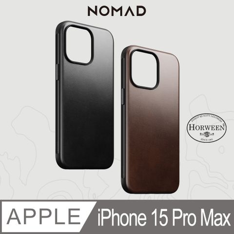 NOMAD 美國 精選Horween皮革保護殼-iPhone 15 Pro Max (6.7)