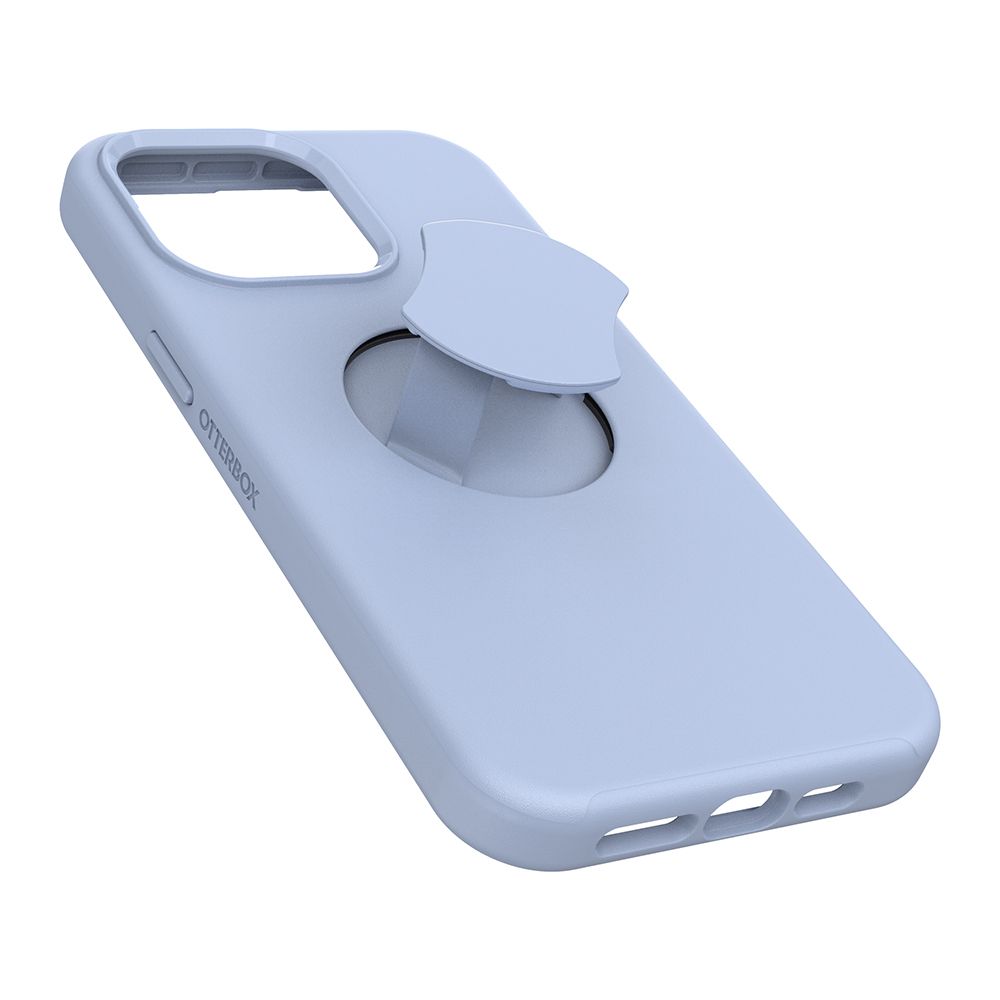 OTTERBOX   iPhone 15 Pro Max 6.7吋 OtterGrip Symmetry 炫彩幾何保護殼-藍(支援MagSafe)