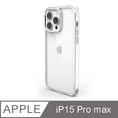 ✪OVERDIGI iPhone 15 Pro Max 蜂巢晶格雙料軍規防摔透明殼✪