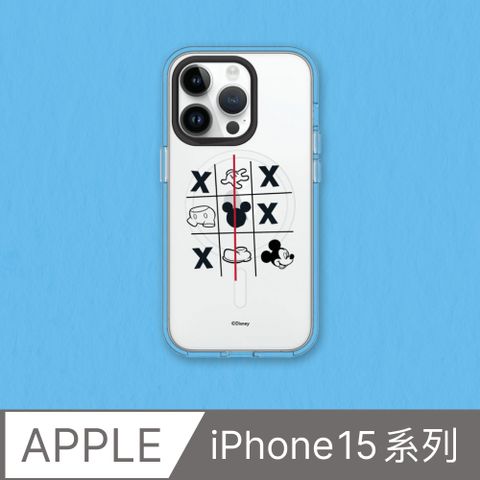 RHINOSHIELD 犀牛盾 iPhone 15系列Clear(MagSafe 兼容)透明防摔手機殼迪士尼-米奇系列-XOXO米奇