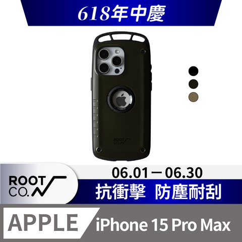 日本 ROOT CO. iPhone 15 Pro Max單掛勾式防摔手機殼 - 共三色
