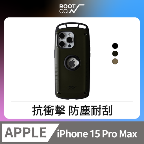 ROOT CO. 日本 iPhone 15 Pro Max單掛勾式防摔手機殼 - 共三色