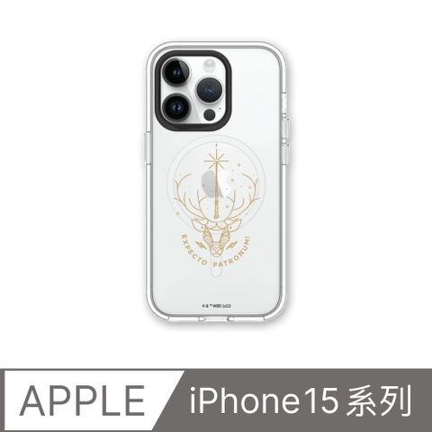 RHINOSHIELD 犀牛盾 iPhone 15系列Clear(MagSafe兼容)透明防摔手機殼哈利波特-圖騰系列疾疾護法現身