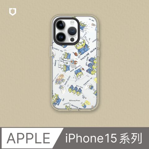 RHINOSHIELD 犀牛盾 iPhone 15系列Clear(MagSafe 兼容)透明防摔手機殼玩具總動員系列-三眼怪樂園