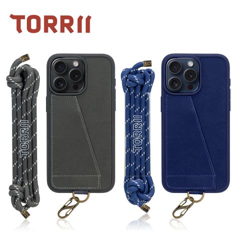 Torrii KOALA iPhone 15Pro掛繩皮革手機殼