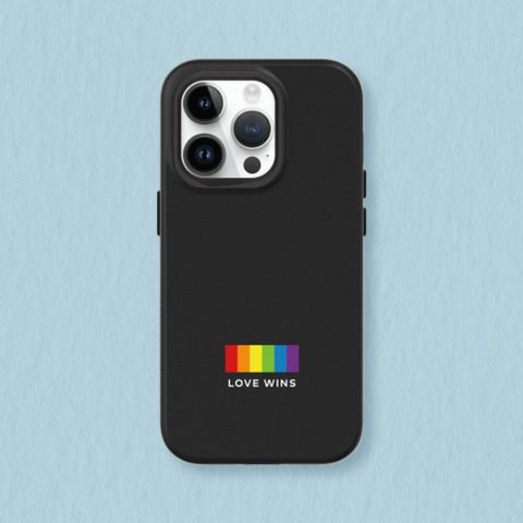 RHINOSHIELD 犀牛盾 iPhone 15系列SolidSuit(MagSafe兼容)手機殼獨家設計-Love wins-Not alone(多色可選)
