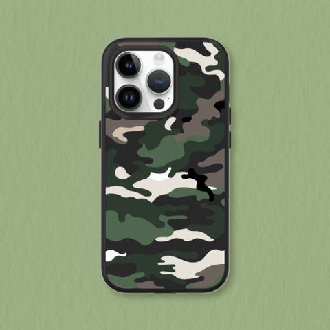 RHINOSHIELD 犀牛盾 iPhone 15系列SolidSuit防摔背蓋手機殼獨家設計-復古迷彩(多色可選)