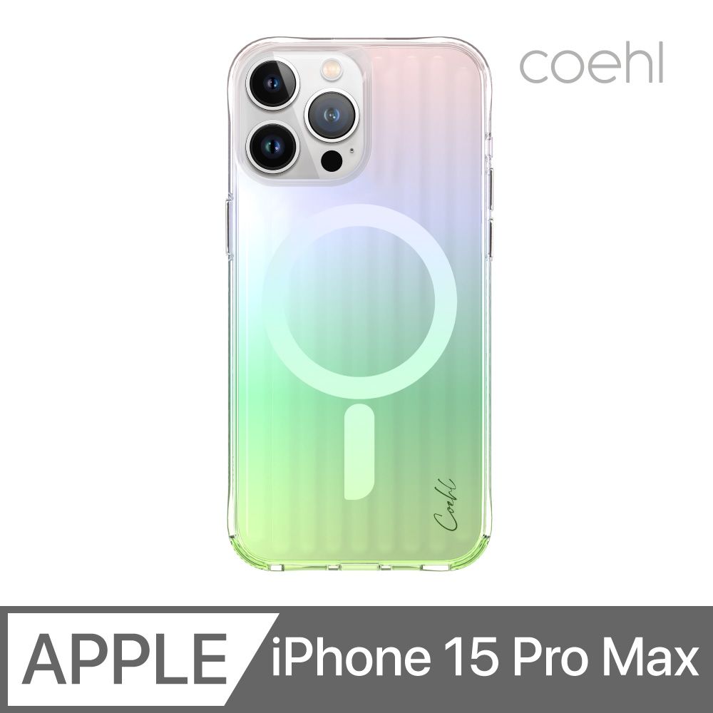 UNIQ  COEHL Linear 質感磁吸防摔手機殼 漸彩 iPhone 15 Pro Max (附拭鏡布)