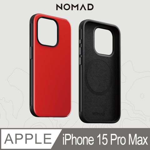 【支援MagSafe無線充電】Sport Case美國NOMAD 運動彩酷"磁吸"保護殼 iPhone 15 Pro Max (6.7) 紅