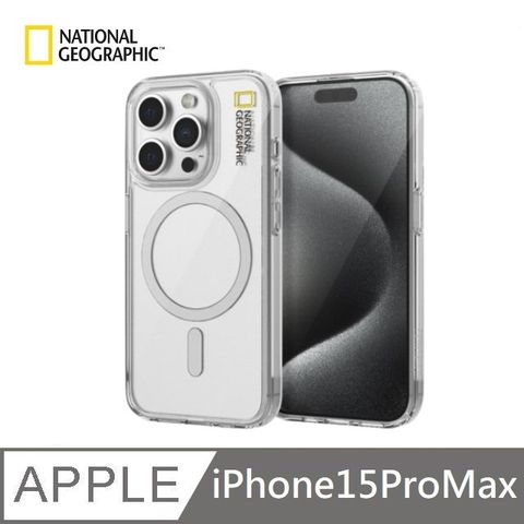 National Geographic 國家地理 Clear 透亮保護殼 Magsafe磁吸 適用 iPhone 15 Pro Max