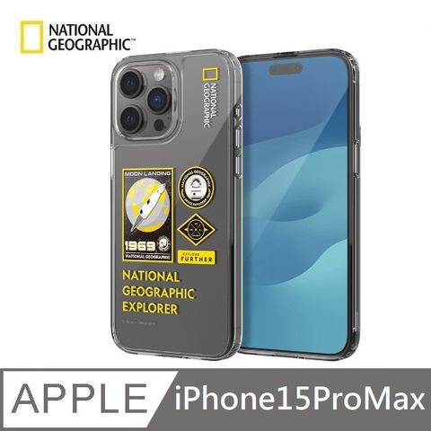 National Geographic 國家地理 Wappen Clear 透明防撞手機殼 適用 iPhone 15 Pro Max - 款式1969