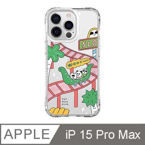 TOYSELECT 拓伊生活 iPhone 15 Pro Max 6.7吋 食菇slow roller coaster抗黃防摔iPhone手機殼