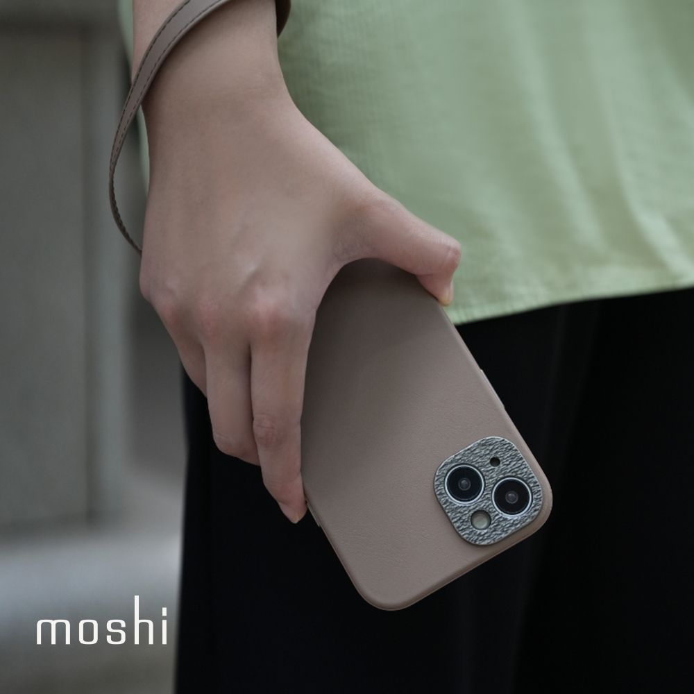 Moshi 摩仕 iPhone 15 Pro Max Napa 皮革保護殼 (MagSafe)