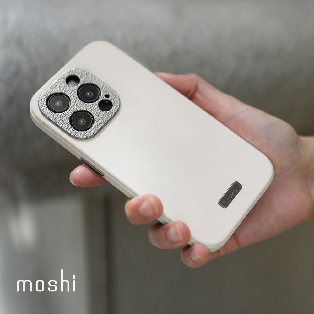 Moshi 摩仕 iPhone 15 Pro Max Napa 皮革保護殼 (MagSafe)