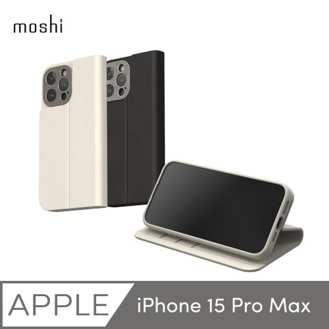 Moshi 摩仕 iPhone 15 Pro Max Overture 磁吸可拆式卡套型皮套 (MagSafe)