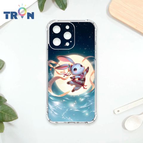 TRON IPHONE 15 PRO MAX 古風月亮兔子 四角防摔殼 手機殼