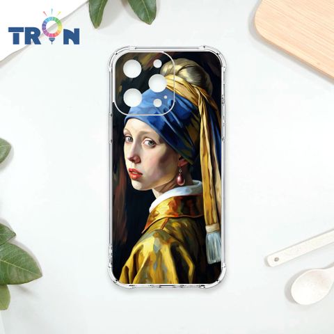 TRON IPHONE 15 PRO MAX 戴頭巾的少女 四角防摔殼 手機殼