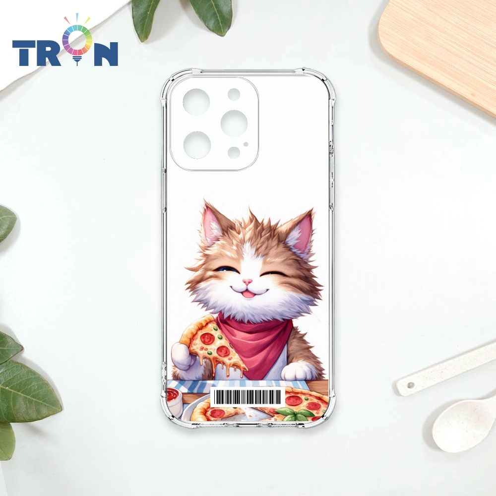  TRON IPHONE 15 PRO MAX 貓咪美食評鑑家  載具 四角防摔殼 手機殼