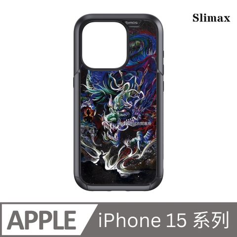 Slimax 膜潮文創 禪心 龍 x imos 防摔手機殼 膜料包膜獨家款 iPhone 15 / Plus / Pro / Pro Max (TN005)