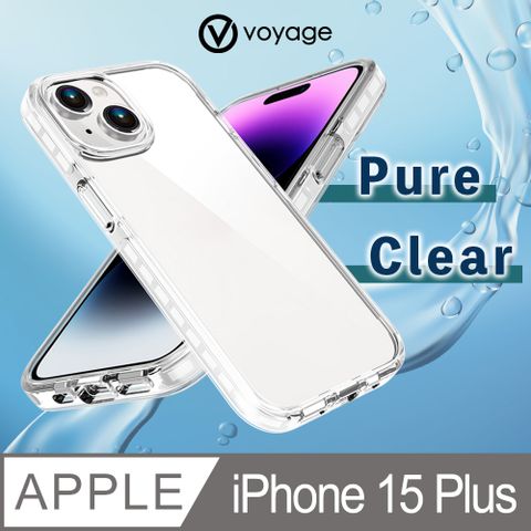 VOYAGE 超軍規防摔保護殼-Pure Clear 純淨-iPhone 15 Plus(6.7)