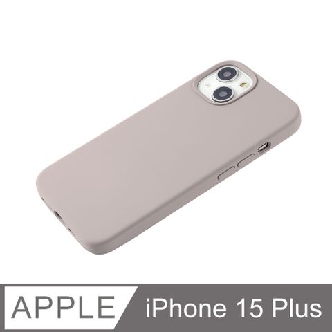 【經典液態殼I城市系列】iPhone 15 Plus 手機殼 i15 Plus 保護殼 矽膠殼 軟殼 (卵石)