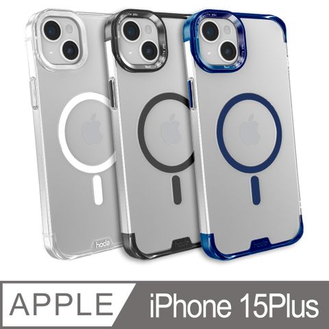 hoda 好貼 iPhone 15 Plus MagSafe 羽石輕薄防摔保護殼