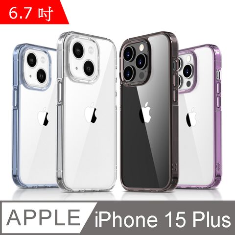 IN7 極光系列 iPhone 15 Plus (6.7吋) 雙料透明防摔手機保護殼