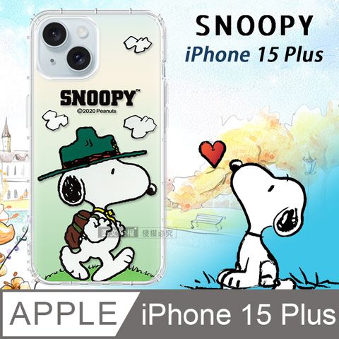 史努比/SNOOPY 正版授權  iPhone 15 Plus 6.7吋