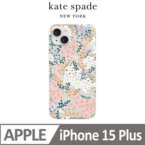 Kate Spade iPhone 15 Plus MagSafe 精品手機殼 秘密花園