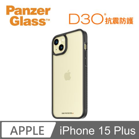 PanzerGlass iPhone 15 Plus 6.7吋 ClearCase 能量吸收材料D3O漾玻防摔殼-黑