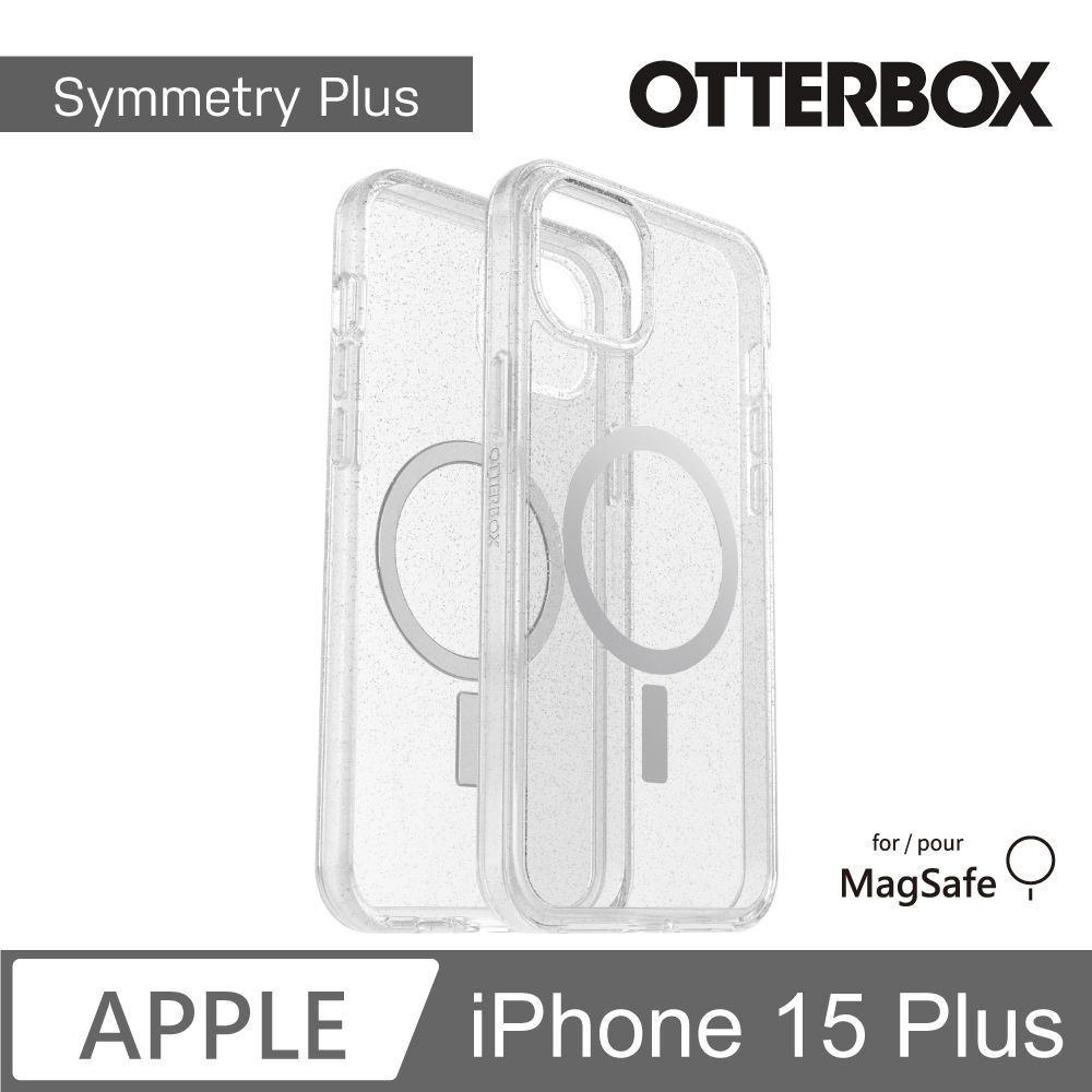 OTTERBOX   iPhone 15 Plus 6.7吋 Symmetry Plus 炫彩幾何保護殼-星塵(支援MagSafe)