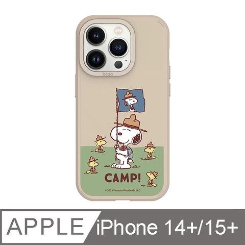 TOYSELECT 拓伊生活 iPhone 14 Plus/15 Plus 6.7吋 SNOOPY史努比 CAMP峽谷強悍MagSafe iPhone手機殼