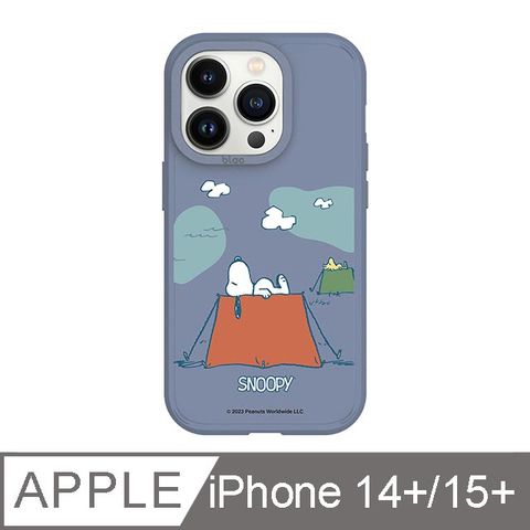 TOYSELECT 拓伊生活 iPhone 14 Plus/15 Plus 6.7吋 SNOOPY史努比 睡帳篷峽谷強悍MagSafe iPhone手機殼