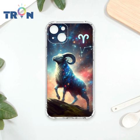 TRON IPhone 15 PLUS 火象星座/牡羊座/獅子座/射手座 四角防摔殼 手機殼