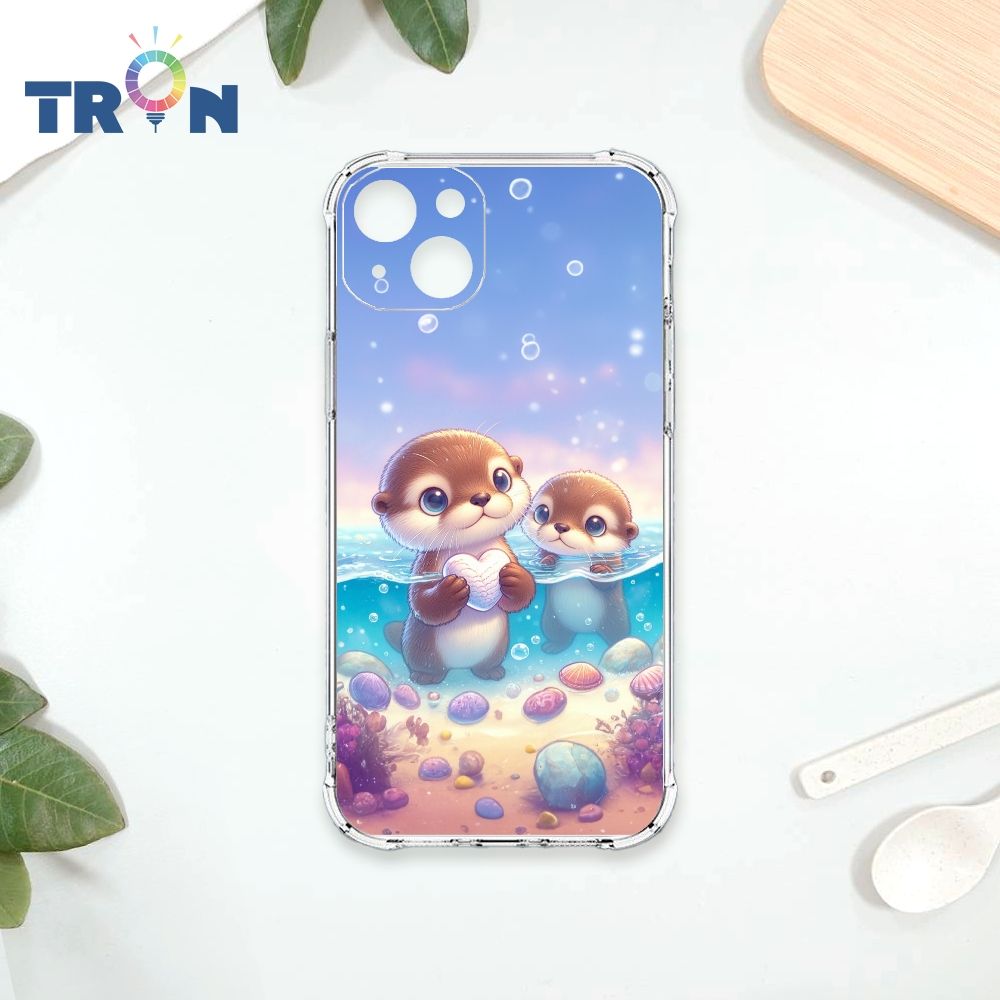  TRON IPhone 15 PLUS 玩水的水獺系列 四角防摔殼 手機殼