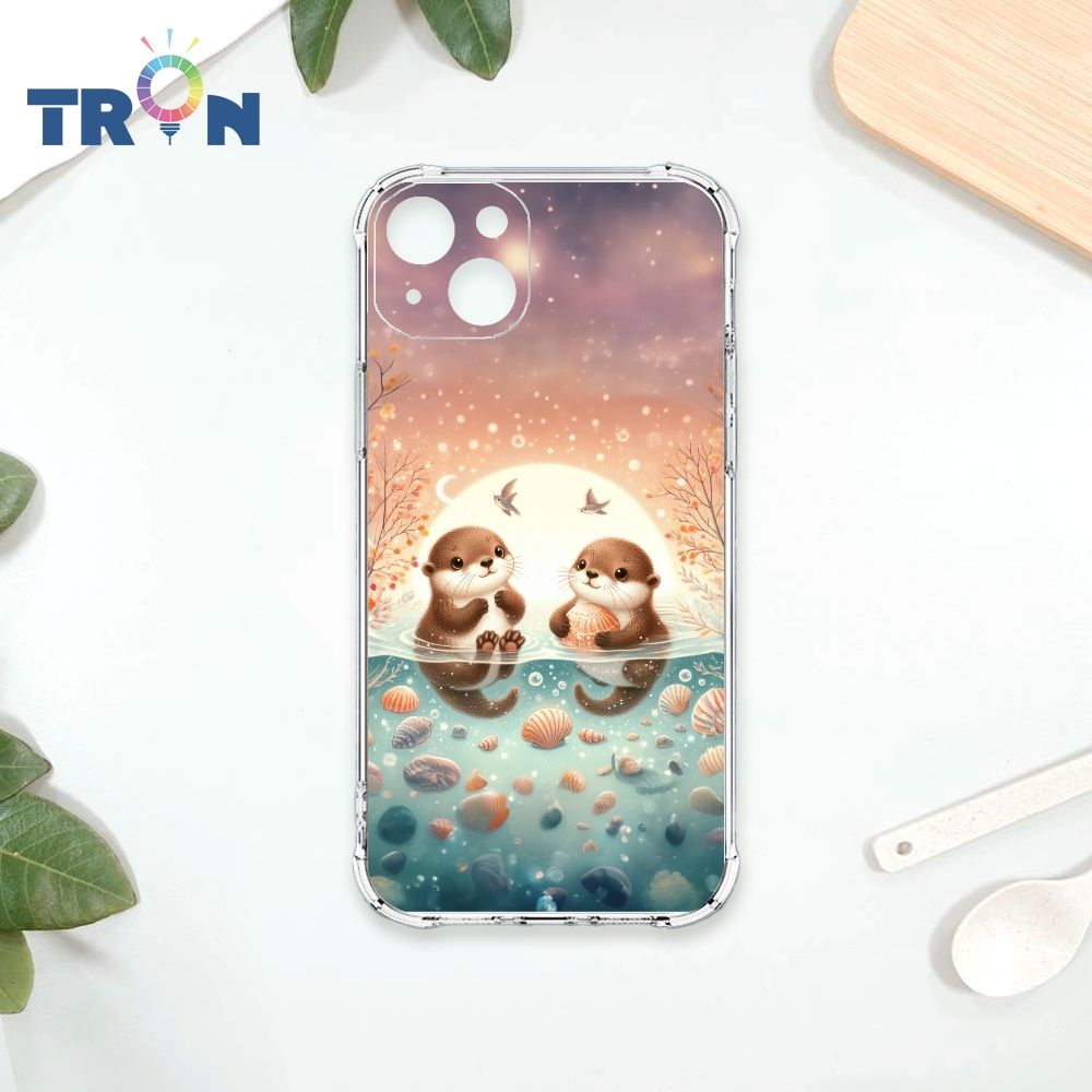  TRON IPhone 15 PLUS 玩水的水獺系列 四角防摔殼 手機殼