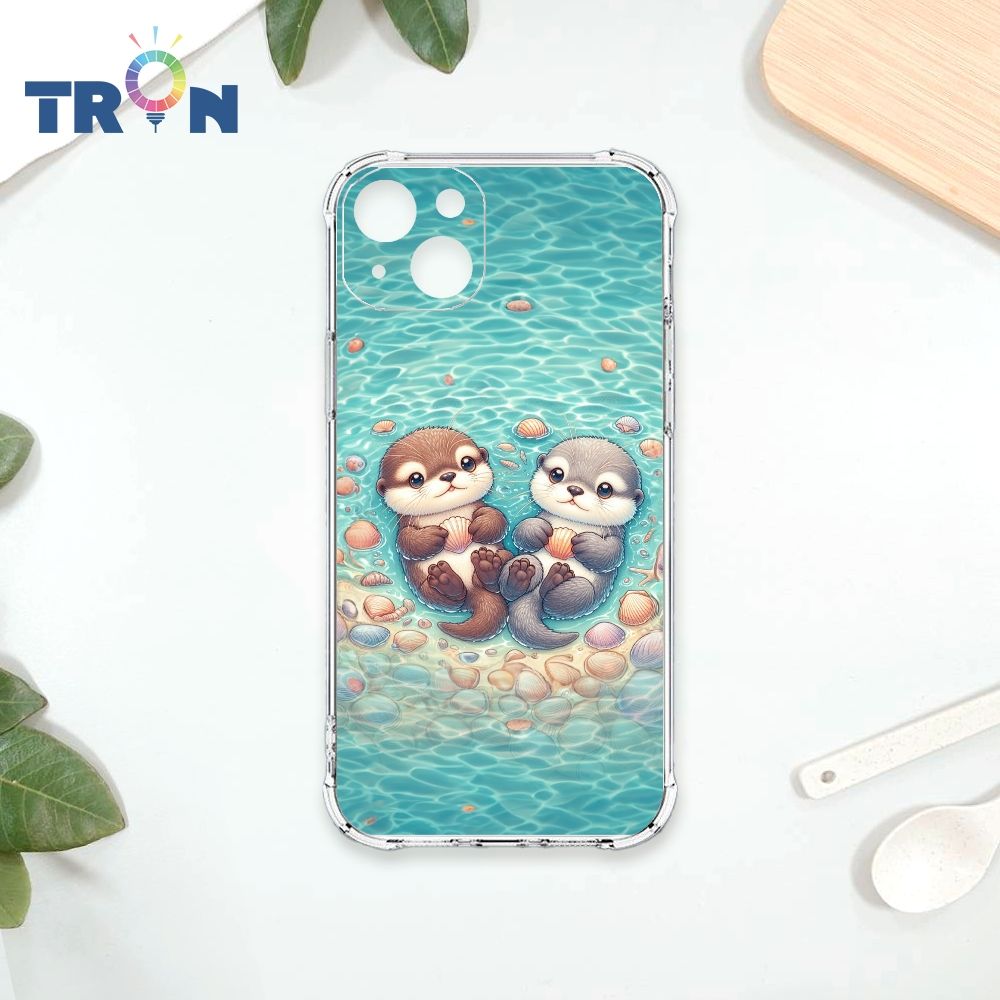  TRON IPhone 15 PLUS 玩水的水獺系列 四角防摔殼 手機殼