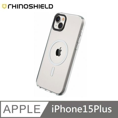 RHINOSHIELD 犀牛盾 Clear 透明防摔手機殼 MagSafe 超強磁吸 適用 iPhone 15 Plus - 全透明