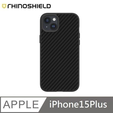 RHINOSHIELD 犀牛盾 SolidSuit 碳纖維 防摔背蓋手機殼 適用 iPhone 15 Plus